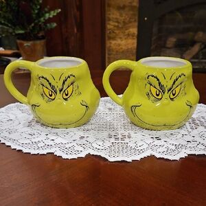 🔥 Dr. Seuss Grinch Ceramic Mug, Sold Individually